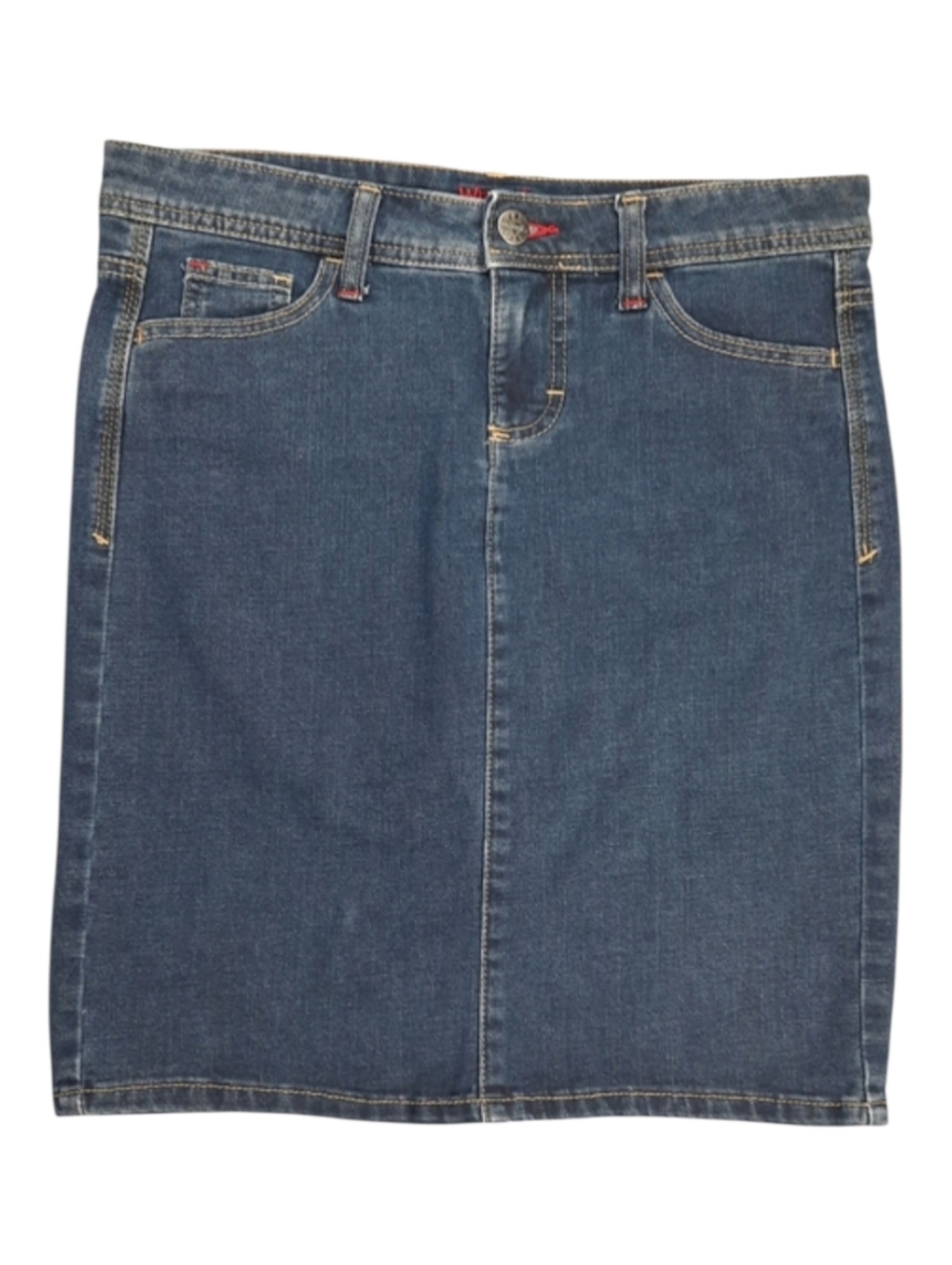 Wrangler Dark Blue Denim Jean Skirt SZ 6